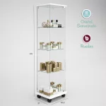 12041-Vitrina-eco-cristal-templado-techo-madera-blanca-ruedas