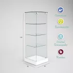 Vitrina-cristal-8mm-templado-3 estantes-460x460x1400