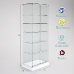 Vitrina-cristal-8mm-templado-5 estantes-700x460x1900