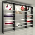 MURAL GENOVA (3 MODULOS 120-180-120) CON ESTANTES ESTANTES