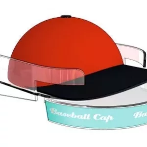 SOPORTE GORRA METACRILATO SISTEMA LAMA