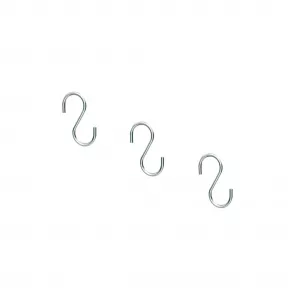 GANCHO "S" METÁLICO para colgar (en paquete 10uds)