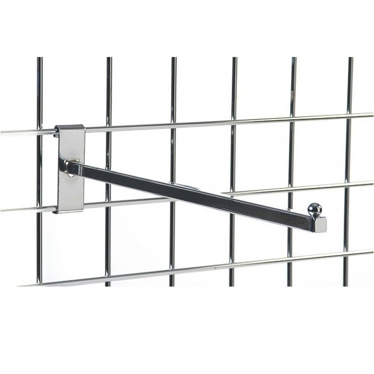 SOPORTE RECTO TUBO RECTANGULAR 40cm SISTEMA MALLA
