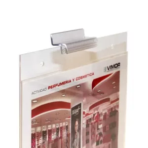 10 SOPORTES PARA ADAPTAR PORTACARTELES Y PORTAFOLLETOS