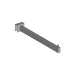 COLGADOR RECTANGULAR PARA TUBO RECTANGULAR 30cm