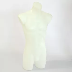 Torso plástico caballero glaseado