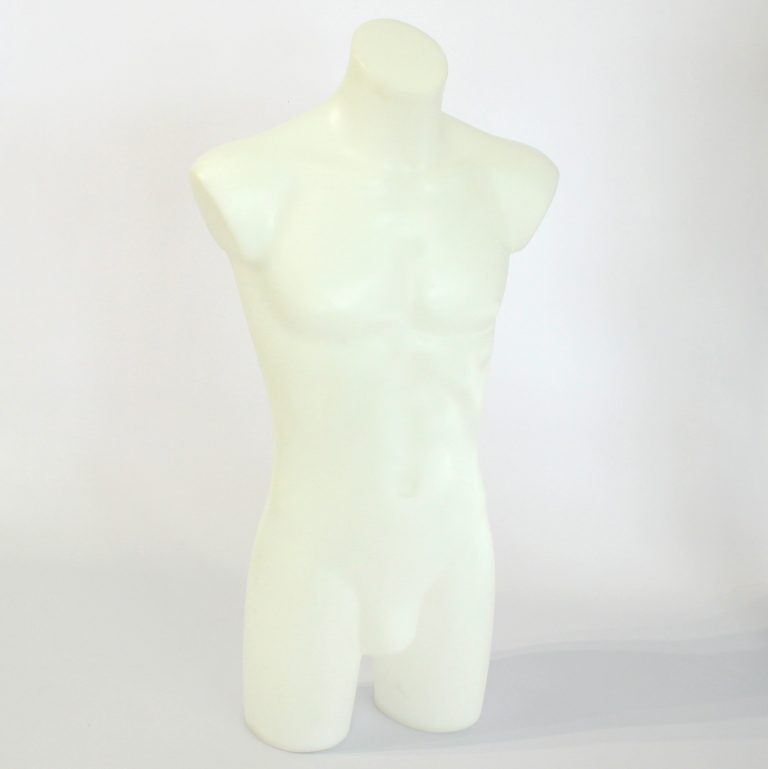Torso plástico caballero glaseado