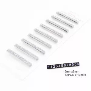 MARCAPRECIOS JUEGO DE 12PCS x 10sets LARGE