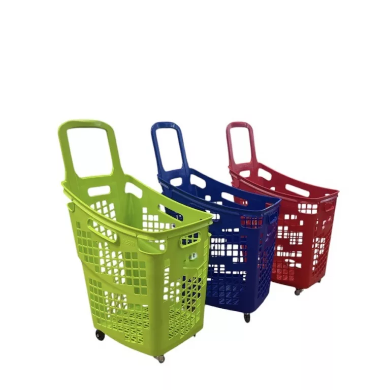 Cesta con ruedas 65litros