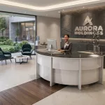 Mostrador Curvo 3 Módulos cristal largo