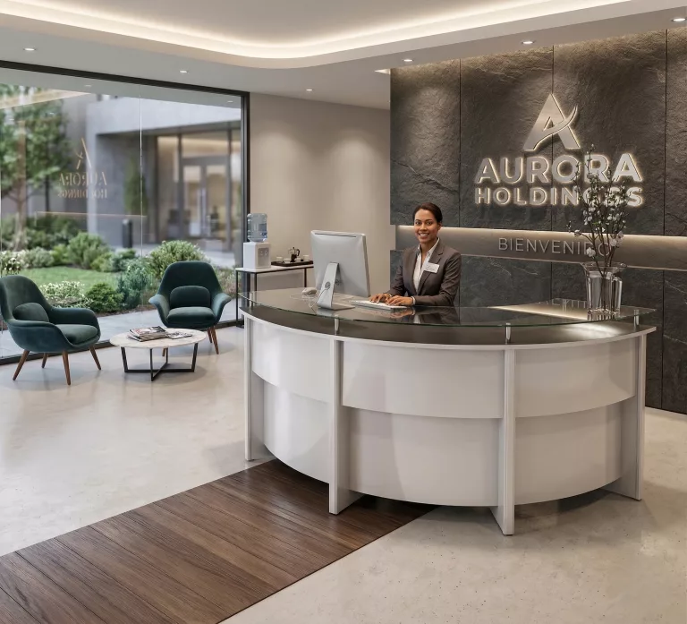 Mostrador Curvo 3 Módulos cristal largo