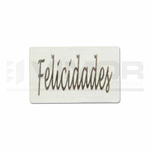 250 ETIQUETAS ADHESIVAS "FELICIDADES"