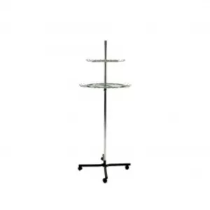 EXPOSITORES CINTURONES CORBATAS 54 BRAZOS CROMADO