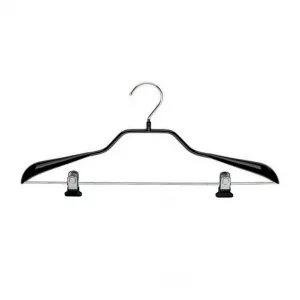PERCHA ANTIDESLIZANTE HOMBRERA CON PINZAS 46cm