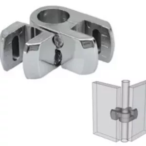 UNION BOX ANGULAR 2 SALIDAS TUBO A MADERA/CRISTAL