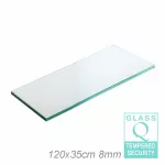 Estante CRISTAL TEMPLADO 8mm 120x35cm