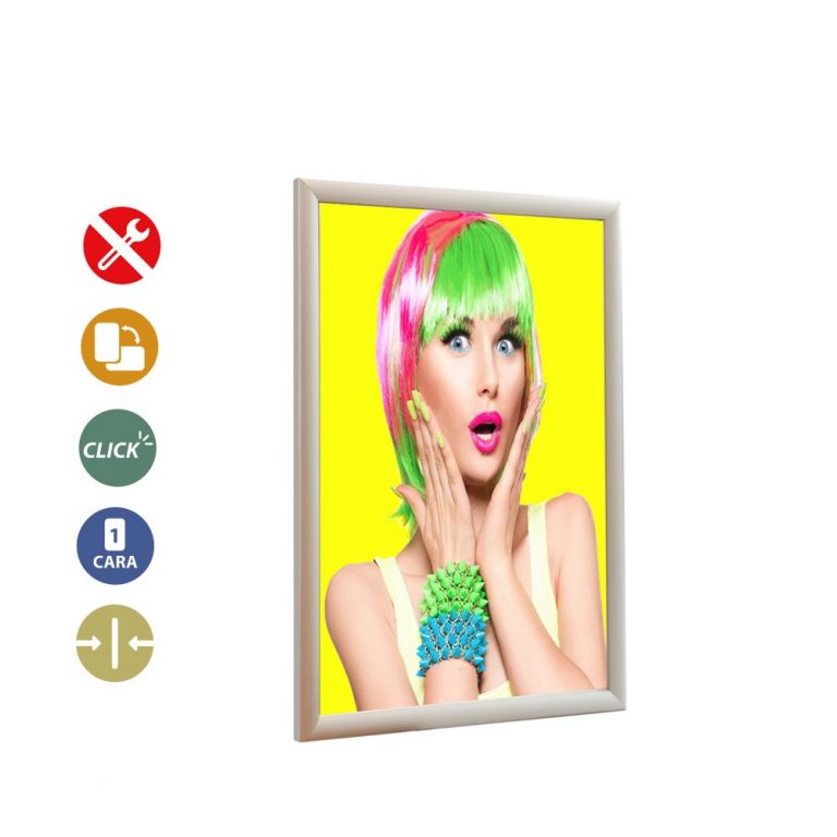 PORTACARTEL APERTURA FRONTAL INGLETE 900x1260mm