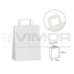 BOLSA ASA PLANA CELULOSA P-22+12x31.5 -- 80gr. (en caja de 350uds)