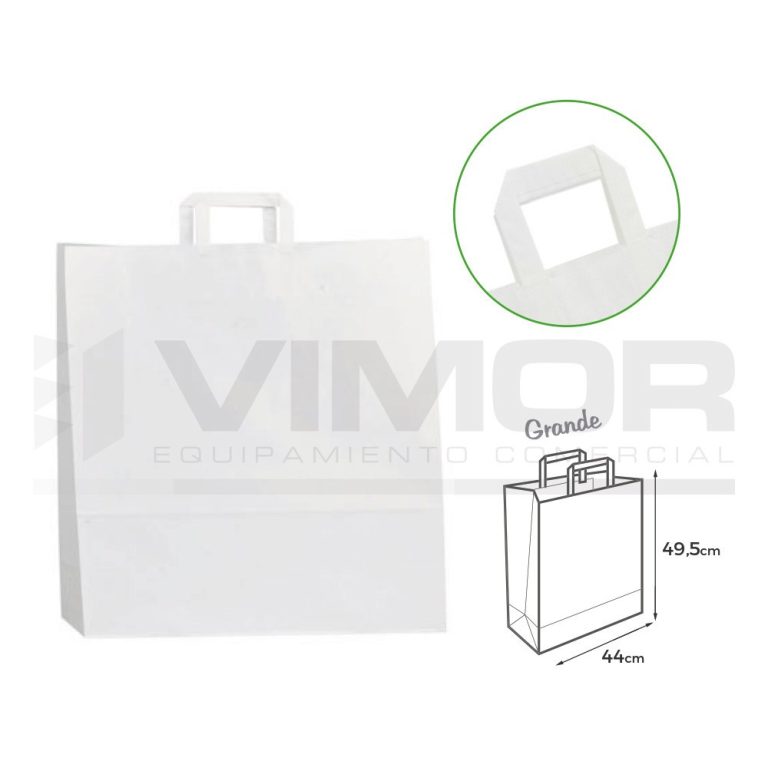 BOLSA ASA PLANA CELULOSA G-44+15x49.5 ---100gr. (en caja de 250ud)