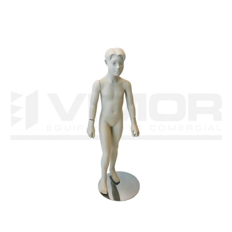 MANIQUIES INFANTILES NIÑO CON PELO ESCULPIDO