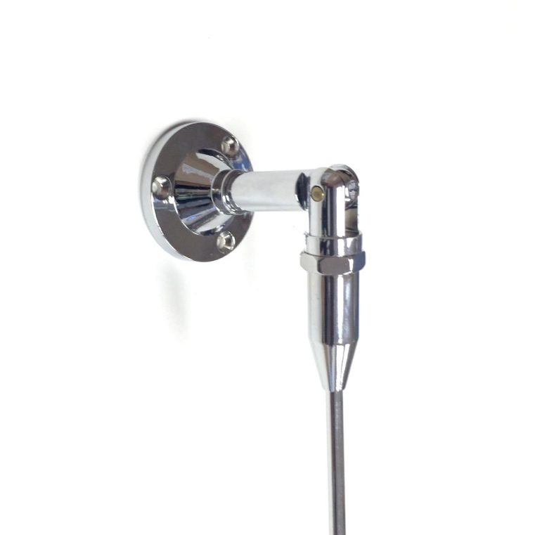 SOPORTE FIJACION VARILLA 360º CROMADO - 45mm Diam.