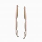 BRAZOS CON MANOS DE MADERA CABALLERO