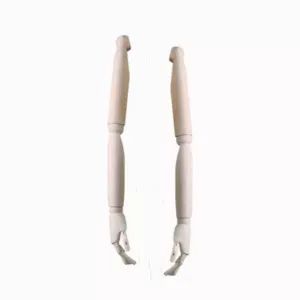 BRAZOS CON MANOS DE MADERA CABALLERO