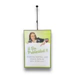 Portacartel sobre led a techo A2