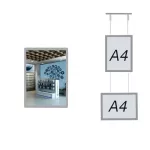 Carpeta led doble cara sistema carril