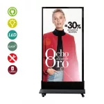 ORTACARTEL LED MAGNETICA 2/CARAS CON FUENTE 800x1750mm 50.7w Y BATERIA