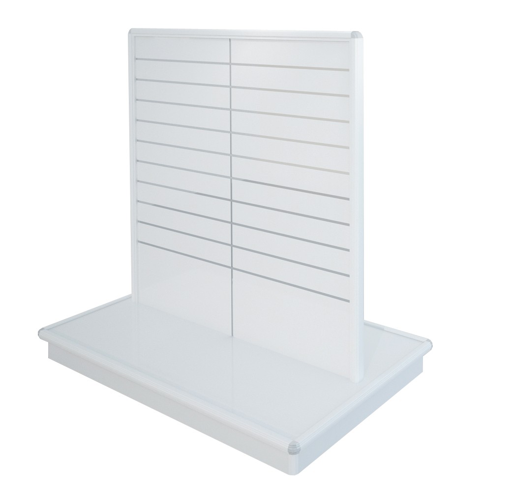 GONDOLA "T" DOBLE C/FONDO LAMA