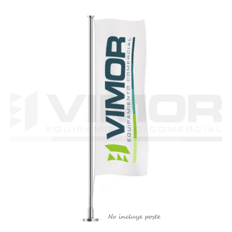 BANDERA POLIESTER 1.00 X 3.00 M., IMPRESA