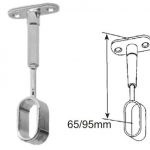 SOPORTE DISTANCIADOR TUBO OVALADO A PARED