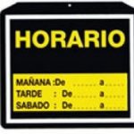 CARTELES INFORMACION HORARIO