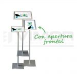 ATRIL CON MARCO APERTURA FRONTAL DIN A3