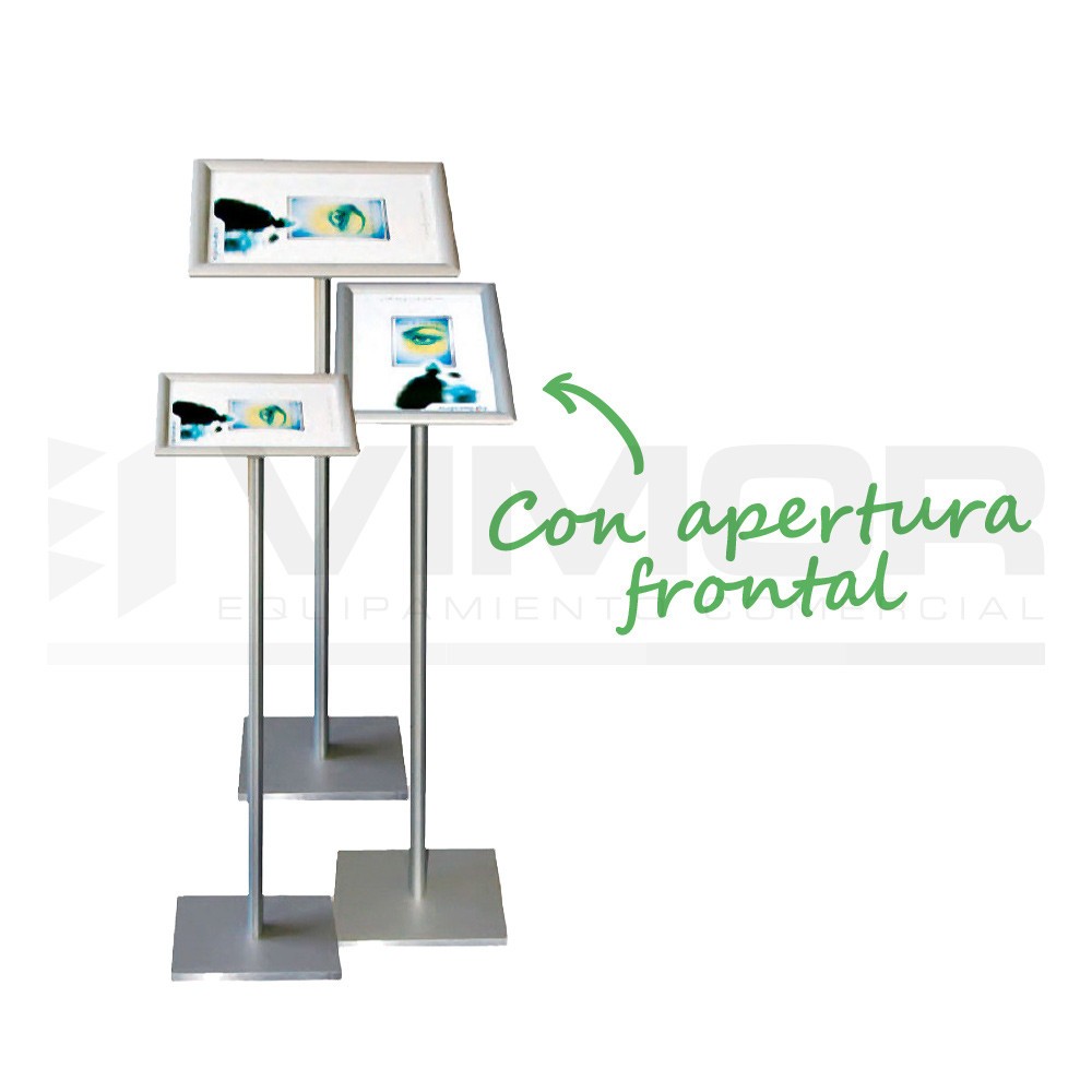 ATRIL CON MARCO APERTURA FRONTAL DIN A3