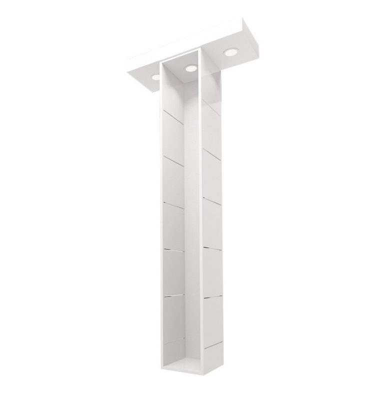 TECHO TIPO CAJETIN ILUMINADO P/ MOD.SIST.RANURAS 1220