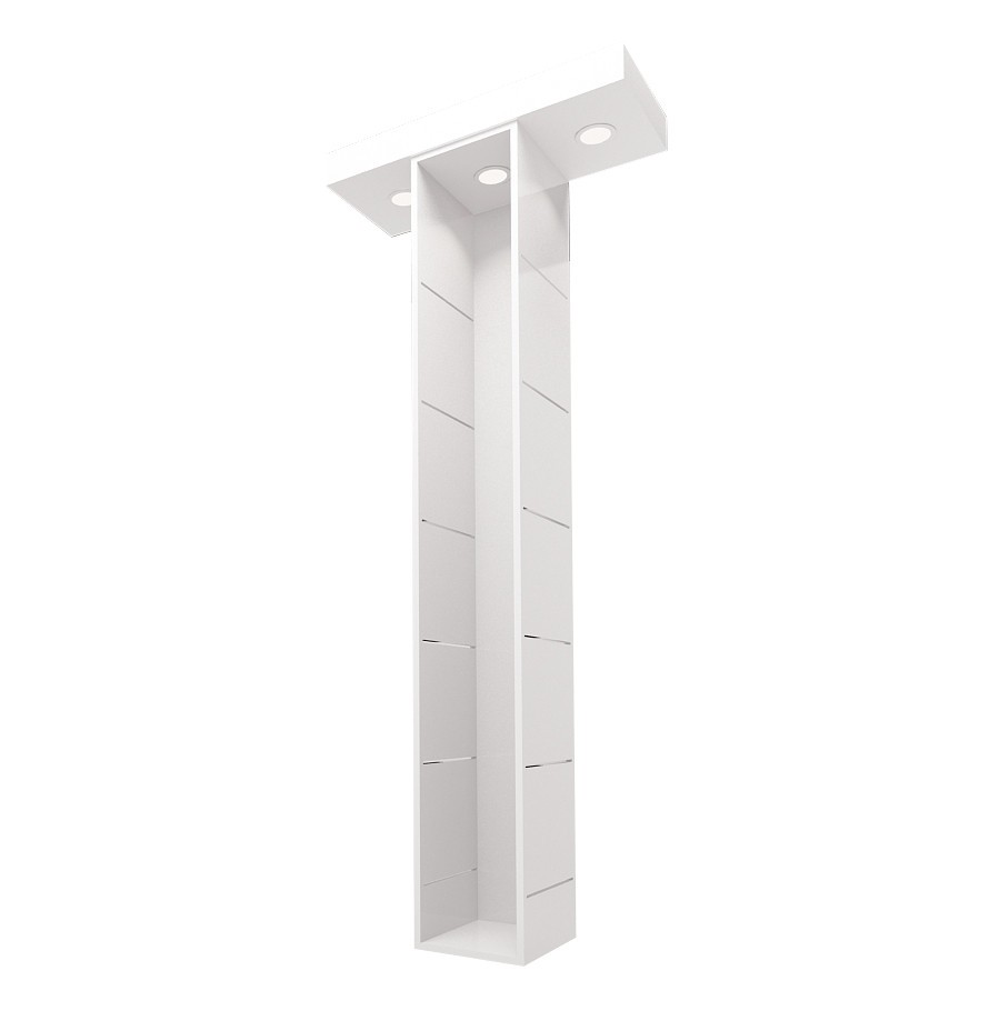 TECHO TIPO CAJETIN ILUMINADO P/ MOD.SIST.RANURAS 1220