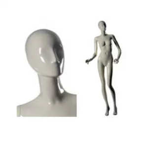 MANIQUI CON CABEZA MEDIO ROSTRO SEÑORA DE FIBRA 165/170