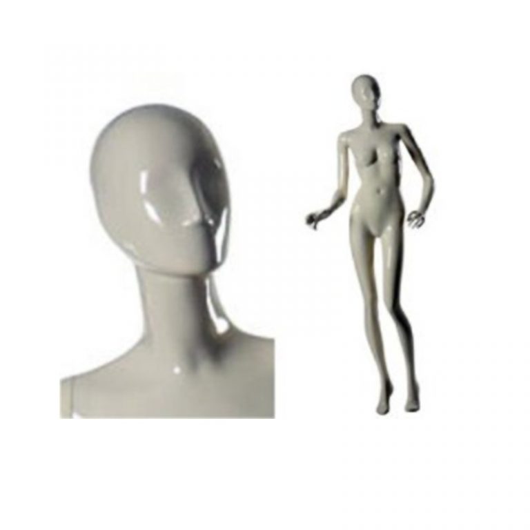 MANIQUI CON CABEZA MEDIO ROSTRO SEÑORA DE FIBRA 165/170