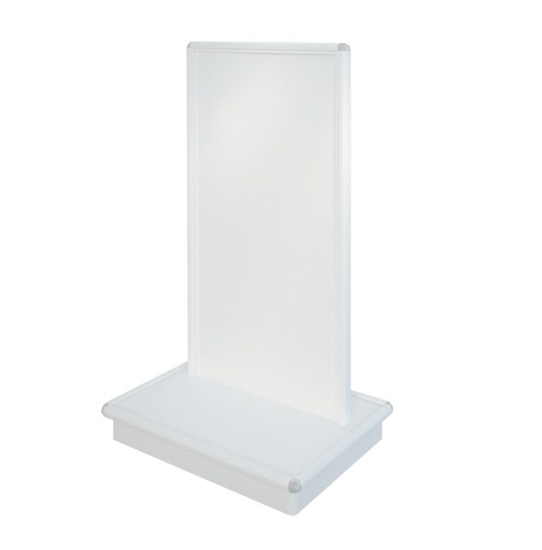 GONDOLA "L" MOLDURAS FONDO LISO