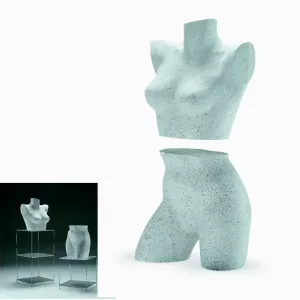 Busto porexpan torso y cadera señora blanco