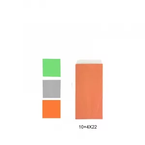 Sobres celulosa colores mates sin fuelle 7x13 (100uds)