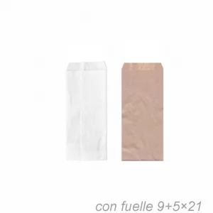 Sobres básicos con fuelle  9+5x21 (100uds)