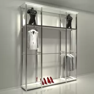 MURAL FLORENCIA (3 MODULOS 60-120-60) DOBLE BARRA CONFECCION