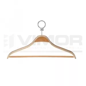 PERCHA HOTEL CONJUNTO LAMINADA 45cm (en caja de 100 uds)