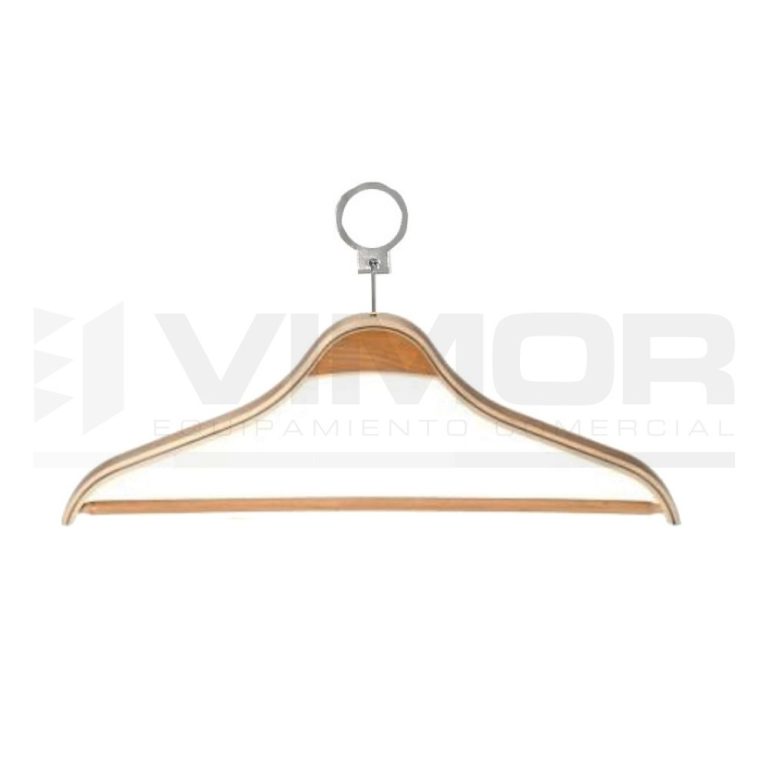 PERCHA HOTEL CONJUNTO LAMINADA 45cm (en caja de 100 uds)