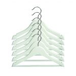 PERCHA MADERA CONJUNTO PARA NIÑO BLANCA 27cm (en caja de 100uds)