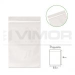 100 BOLSAS PLÁSTICO CON CIERRE PRESIÓN 5,5x8cm