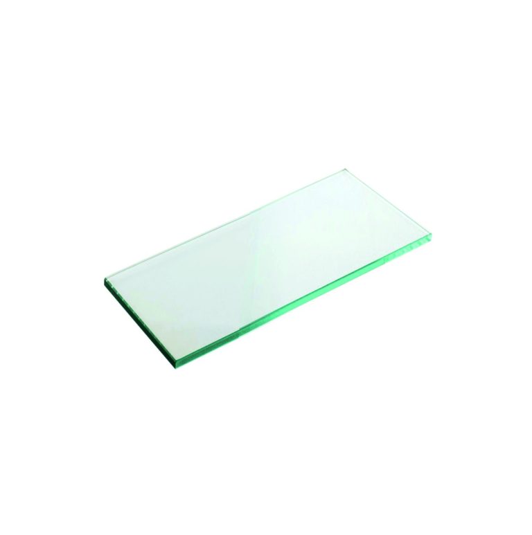 ESTANTE CRISTAL 8mm TEMPLADO 60x35cms 4 ESQ. SEG.